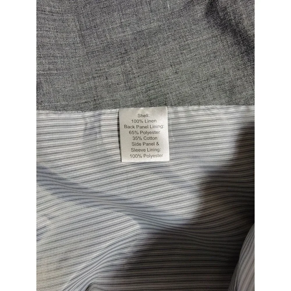 Joseph Abboud grey linen